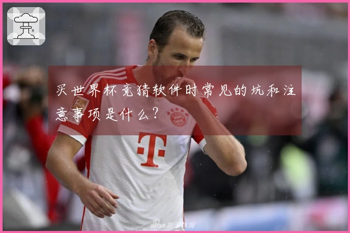 买世界杯竞猜软件时常见的坑和注意事项是什么？