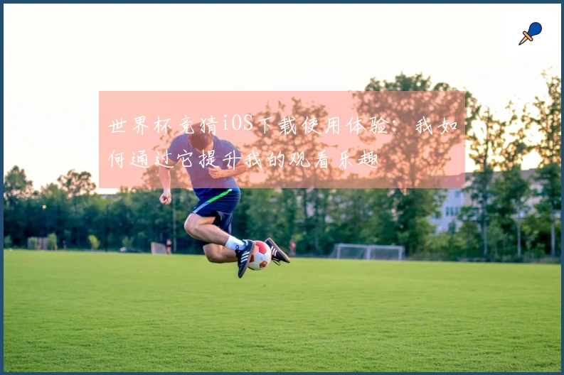 世界杯竞猜iOS下载使用体验：我如何通过它提升我的观看乐趣